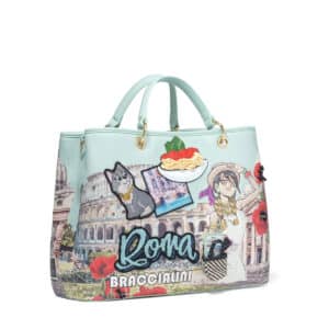 Bolso Braccialini de piel cartoline unike pamplona Roma