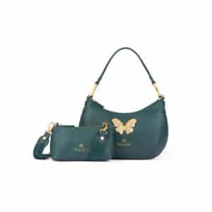 Bolso Braccialini de cuero unike pamplona verde
