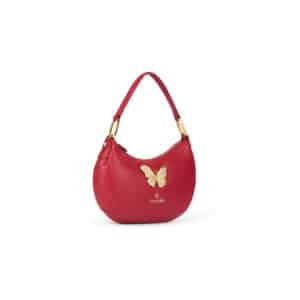 Bolso Braccialini de cuero unike pamplona rojo