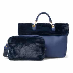 Bolso Braccialini Beth Fur azul San Sebastián Unike