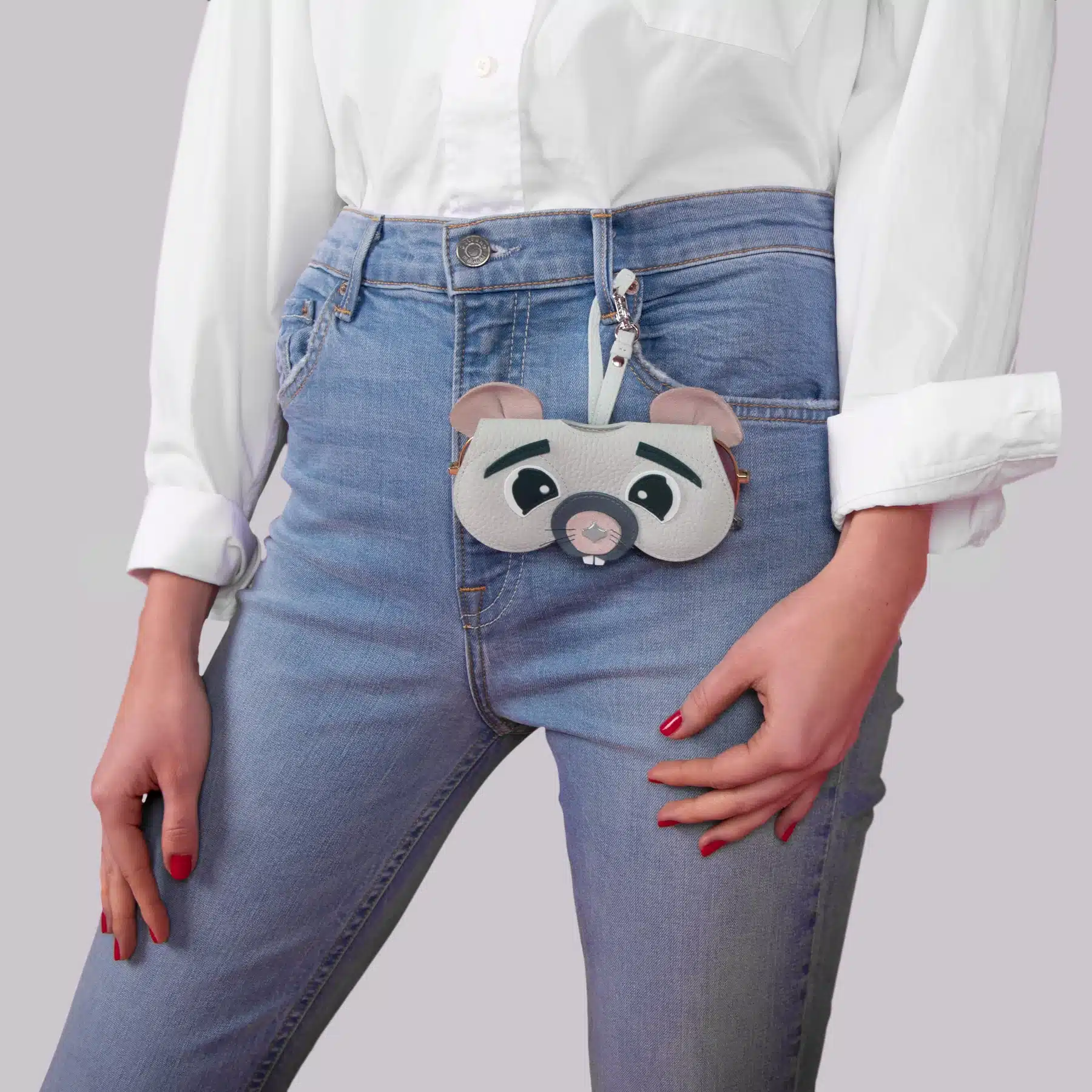 Complemento original Funda de Gafas de Cuero Vegano Any Di - Reflection unike accesorio mujer pamplona
