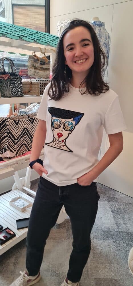Camiseta pop art sahi london de algodon unike pamplona Camiseta pop art sahi london de algodon unike pamplona