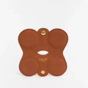 Complemento original Funda de Gafas de Cuero Vegano Any Di - Croc Cognac unike accesorio mujer vitoria