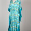Kaftan de algodón y seda. Vestido de verano pamplona unike
