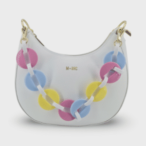 Bolso de piel pamplona. bolso Massimo Braccialini de piel Stone blanco original para mujer pamplona unike