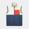 chaleco sin mangas para hombre color marfil y azul marino, diseño moderno y cálido Unike-Shop Pamplona
